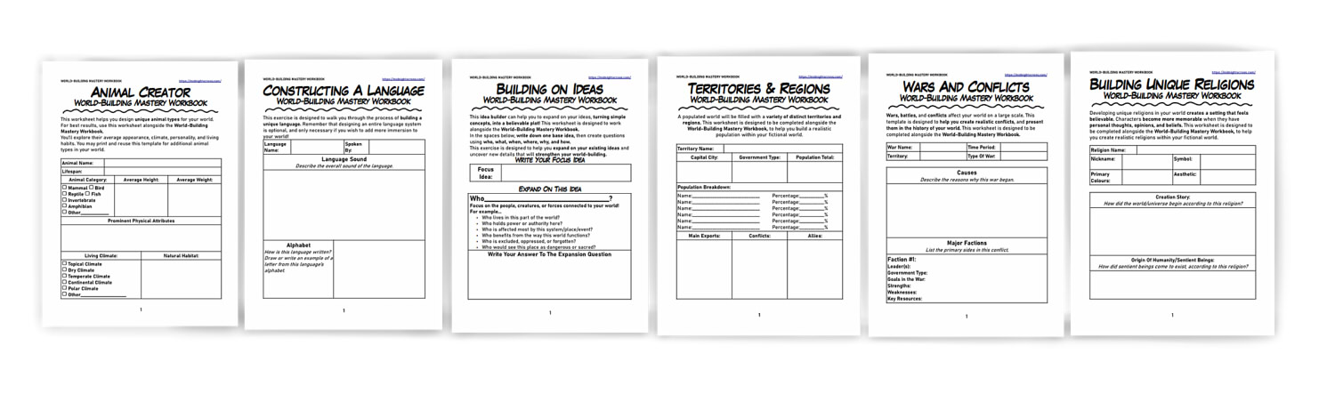 Worldbuilding Additional Resources